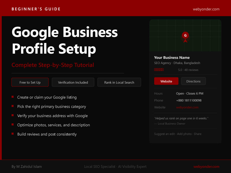google business profile setup